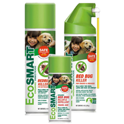 EcoSmart's Bed Bug Repellent contains peppermint and rosemary oil.