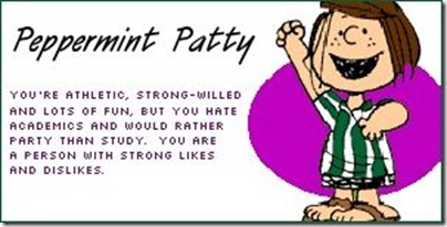 Peanuts Personality - Peppermint Patty