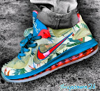 Nike LeBron 9 Low LeBronold Palmer Alternate Inverted Sample nike lebron 9 low pe lebronold palmer 5 04 Nike LeBron 9 Low LeBronold Palmer Alternate Inverted Sample