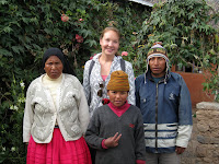 Host family on Isla Amantani.  The mothers face tells how she really felt about us