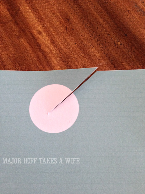 How to cut the printable to make a door knob holder. How to cut the printable to make a door knob holder