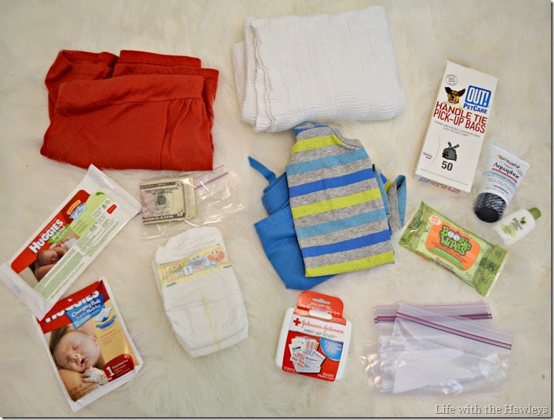 Mamas Emergency Car Kit Contents
