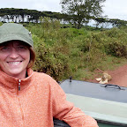 Ulrike und die Löwen © Foto: Angelika Krüger | Outback Africa Erlebnisreisen