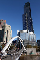 Looking back towards Eureka Tower