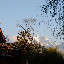 Lijiang - sunrise on mountains from the streets