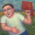 Object: 22387 - Vliegeren - 24 x 24 cm - € 650,=