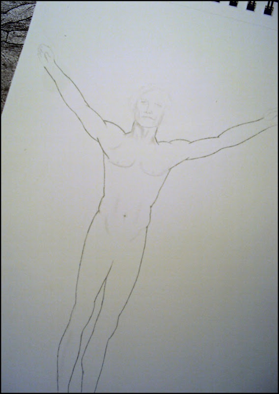 Draw Doodle and Decorate: Vitruvian Man…manifests