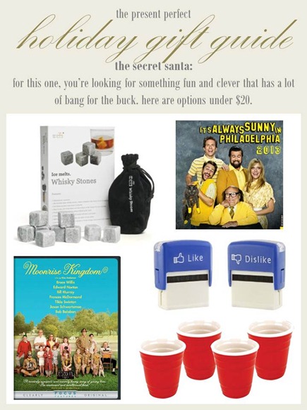 2012.11.29 - Holiday Gift Guide - The Secret Santa