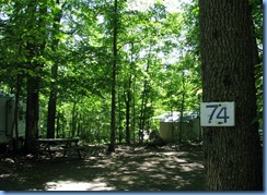 6978 Doe Lake Campground Rizzort - our campsite #74