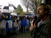 Ben stands in solidarity with Camosum College workers seeking a fair collective agreement