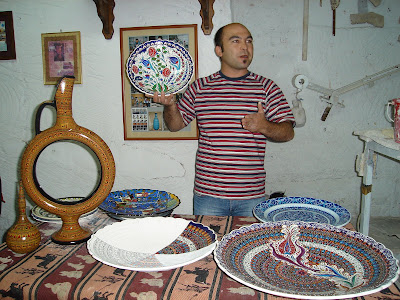Day 6: Some wonderful hand painted examples of pottery in Cappadocia
