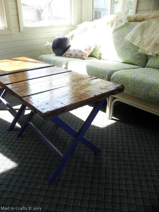upcycled crate coffee table upcycled crate coffee table
