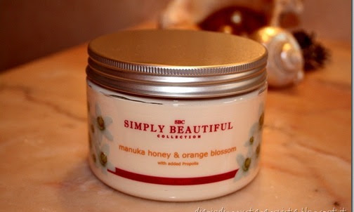 SBC e QVC manuka honey&orange blossom body butter