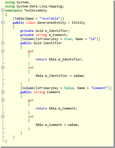 GeneratedType GeneratedType