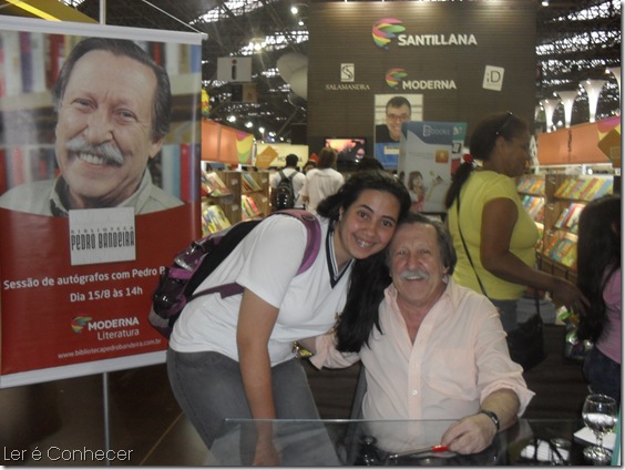Eu e o fofo do Pedro Bandeira! *-* Eu e o fofo do Pedro Bandeira! *-*