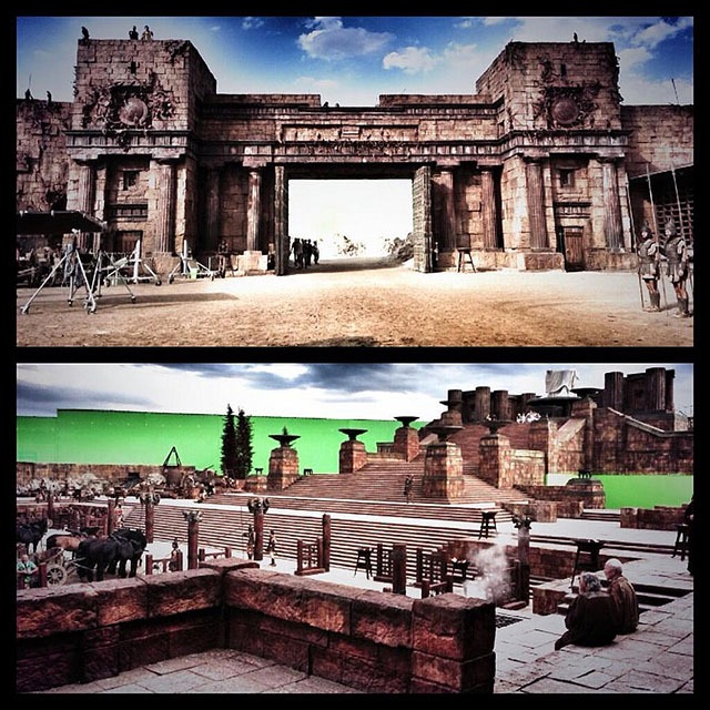 Dwayne Johnson Reveals Massive Hercules Set in New Photo