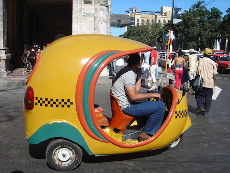 Coco taxi - for tourists in Cuba