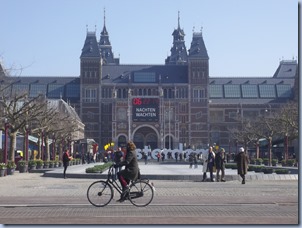 cycling Amsterdam sign