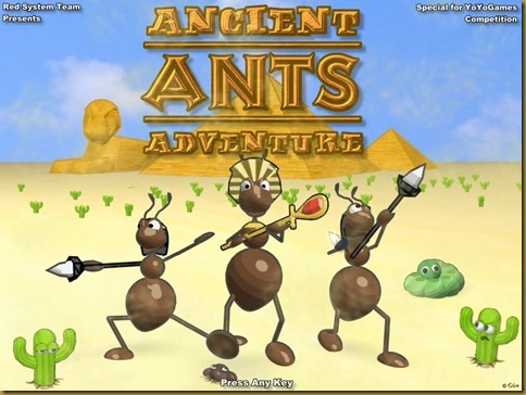 Ancient Ants Adventure タイトル Ancient Ants Adventure タイトル