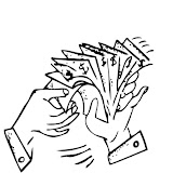 Hand flipping money