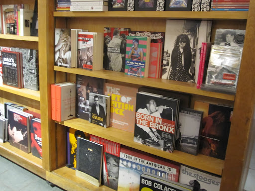 On the left you can see the new Keith Richards book.