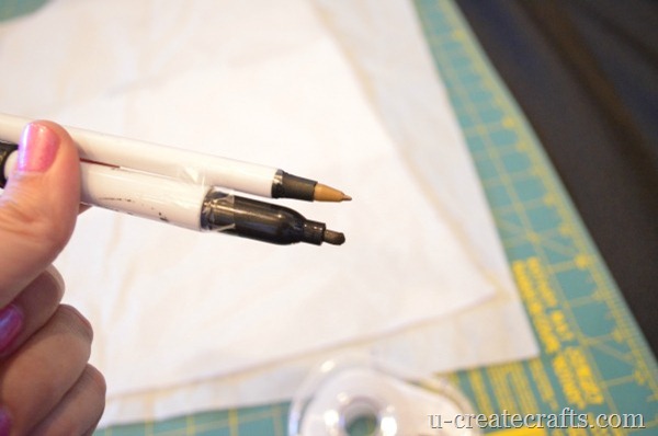Creating a pattern Tape Pens