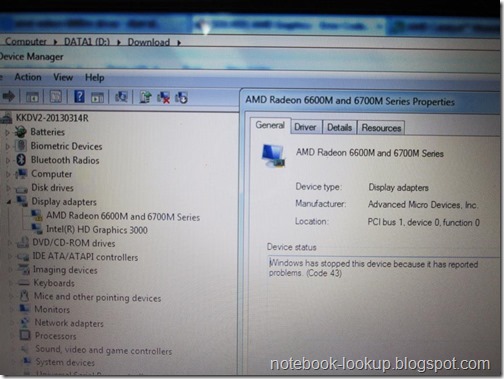 แก้ปัญหาลง Driver แล้วเจอ Error Code 43 ใน Windows 7 แก้ปัญหาลง Driver แล้วเจอ Error Code 43 ใน Windows 7