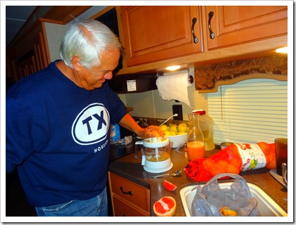 Paul making OJ