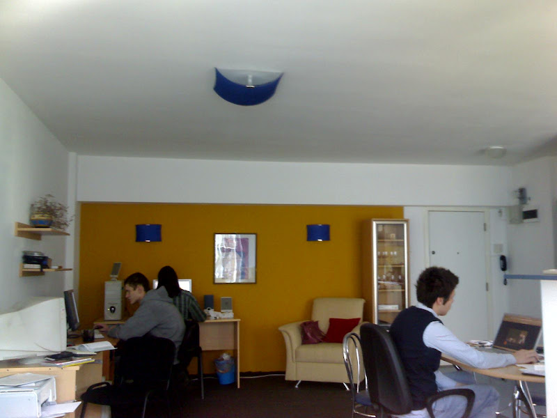 Our first office...