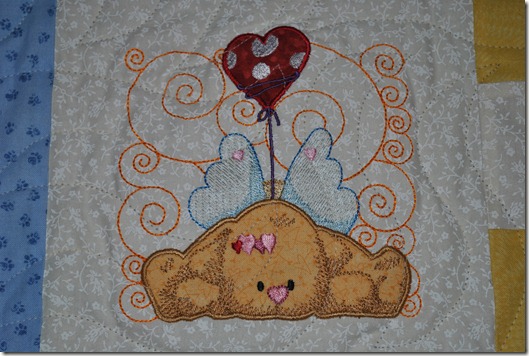 Angel Puppy Quilt 2