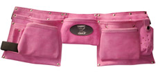 pink tool belt