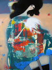 "DOVE" 30x40 (oil/acrylic on canvas)