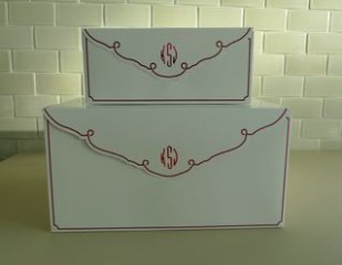 For my birthday last year, Alexis made me eclairs -- she also delivered them in boxes with my initials on them.