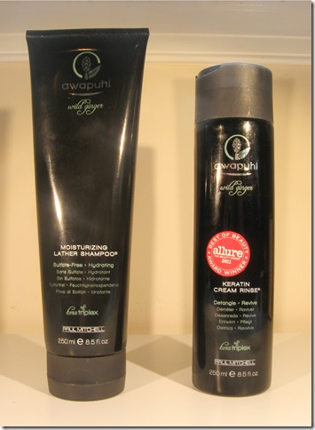 Awapuhi Shampoo and conditioner