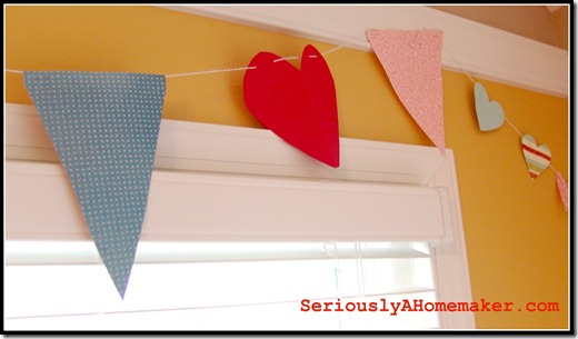 valentine garland