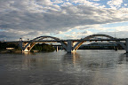 Sunlit spans of the William Jolly Bridge