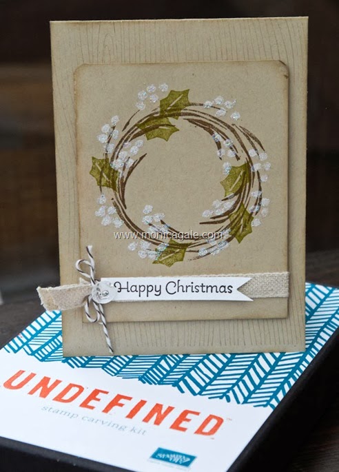 Stampin'Up! Undefined-Carved 2 step Wreath_