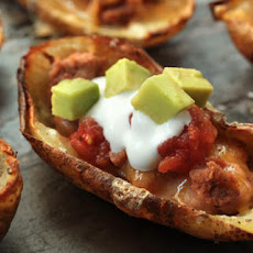 Loaded Nachos Potato Skins Recipe