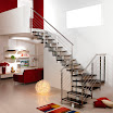 Open Riser Staircase