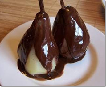Pere al cioccolato 