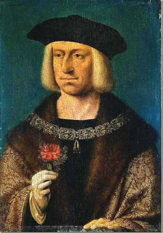 Joos Van Cleve, Portrait de l'empereur Maximilien Joos Van Cleve, Portrait de l'empereur Maximilien