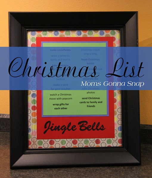 Christmas List - Moms Gonna Snap