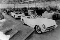 The first Corvettes produced in Flint, Michigan on June 30, 1953
