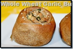 Whole Wheat Garlic Buns