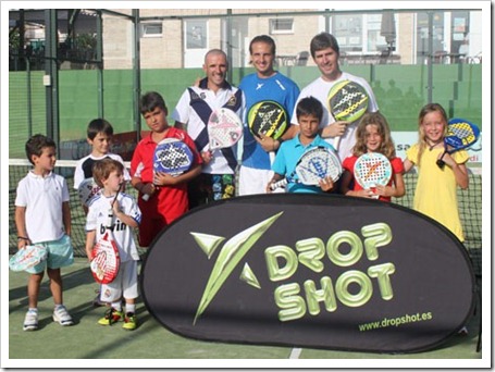 torneo drop shot en maspadel junto con los ni&ntilde;os clinic 2011
