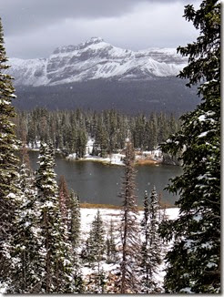 Mirror Lake and snow 106