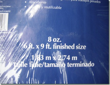 drop cloth for outdoor curtains 8 oz 6 ft x 9 ft drop cloth