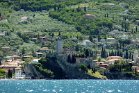 View of Malcesine from the boat