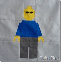 Blue minifig