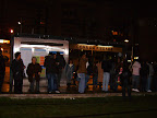 A galera esperando o Metro na noite de Ano Novo - 31/12/08